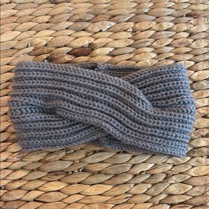 Gray Knitted Headband